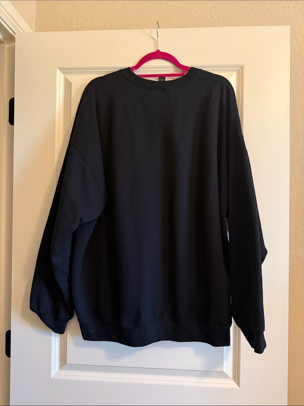Gildan Black Sweatshirt with Neon Grinch & Dog Graphic - Picture 5 of 5